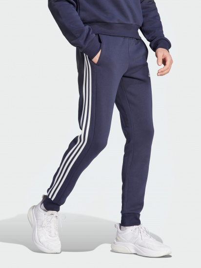 Штани спортивні adidas Essentials Fleece 3-Stripes Tapered Cuff модель IJ6493 — фото 3 - INTERTOP