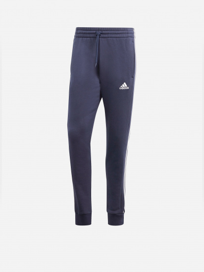 Штани спортивні adidas Essentials Fleece 3-Stripes Tapered Cuff модель IJ6493 — фото 4 - INTERTOP