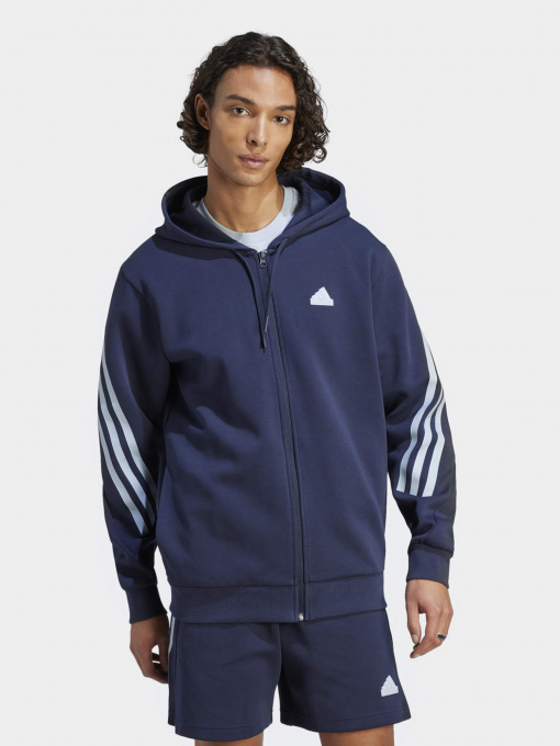 Худі Adidas Future Icons 3-Stripes Full-Zip Sportswear модель IJ8879 Фото