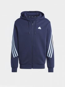 Худі Adidas Future Icons 3-Stripes Full-Zip Sportswear модель IJ8879 Фото