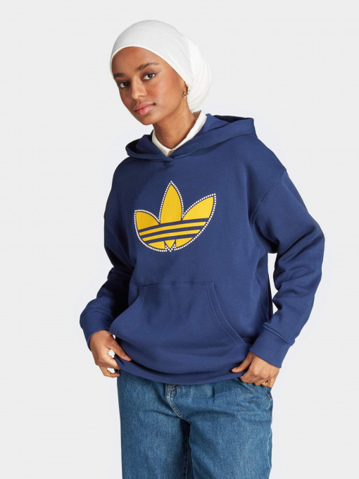 Худи Adidas Pearl Trefoil Boyfriend Originals модель IL2422 Фото