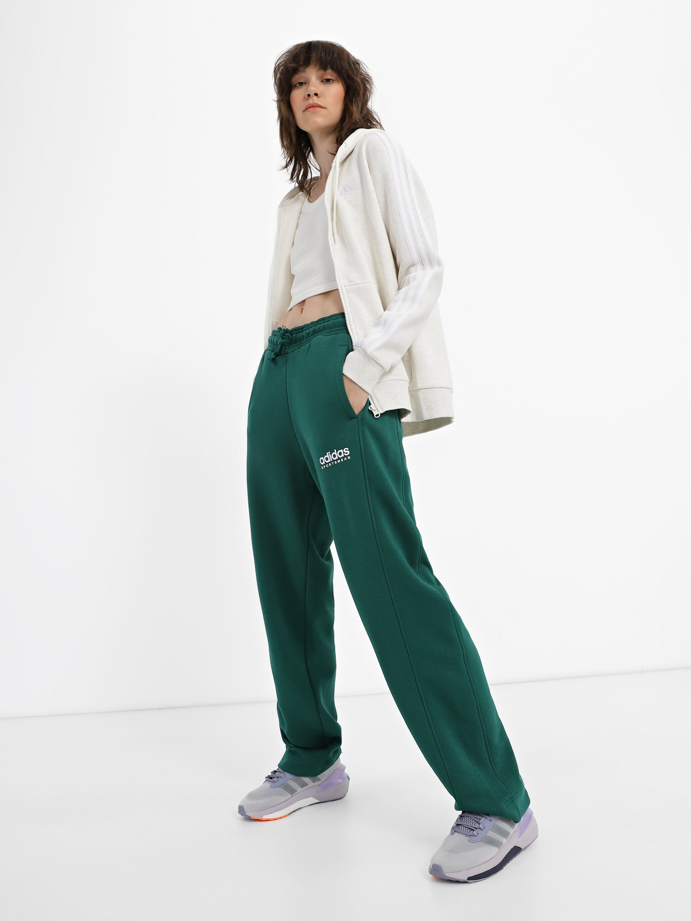 Спортивні штани Adidas All SZN Fleece Graphic Sportswear модель IL3240 Фото