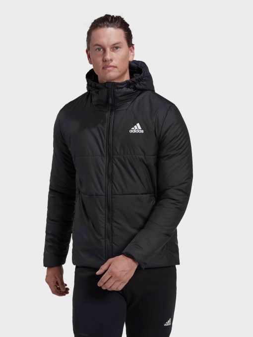 Зимняя куртка Adidas BSC 3-Stripes Hooded Insulated модель HG6276 Фото