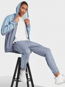 Кофта спортивная Adidas Mélange Full-Zip модель IJ8978 Фото