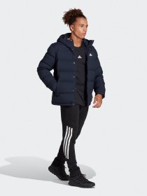 Пуховик Adidas Helionic Hooded Down модель HG8750 Фото
