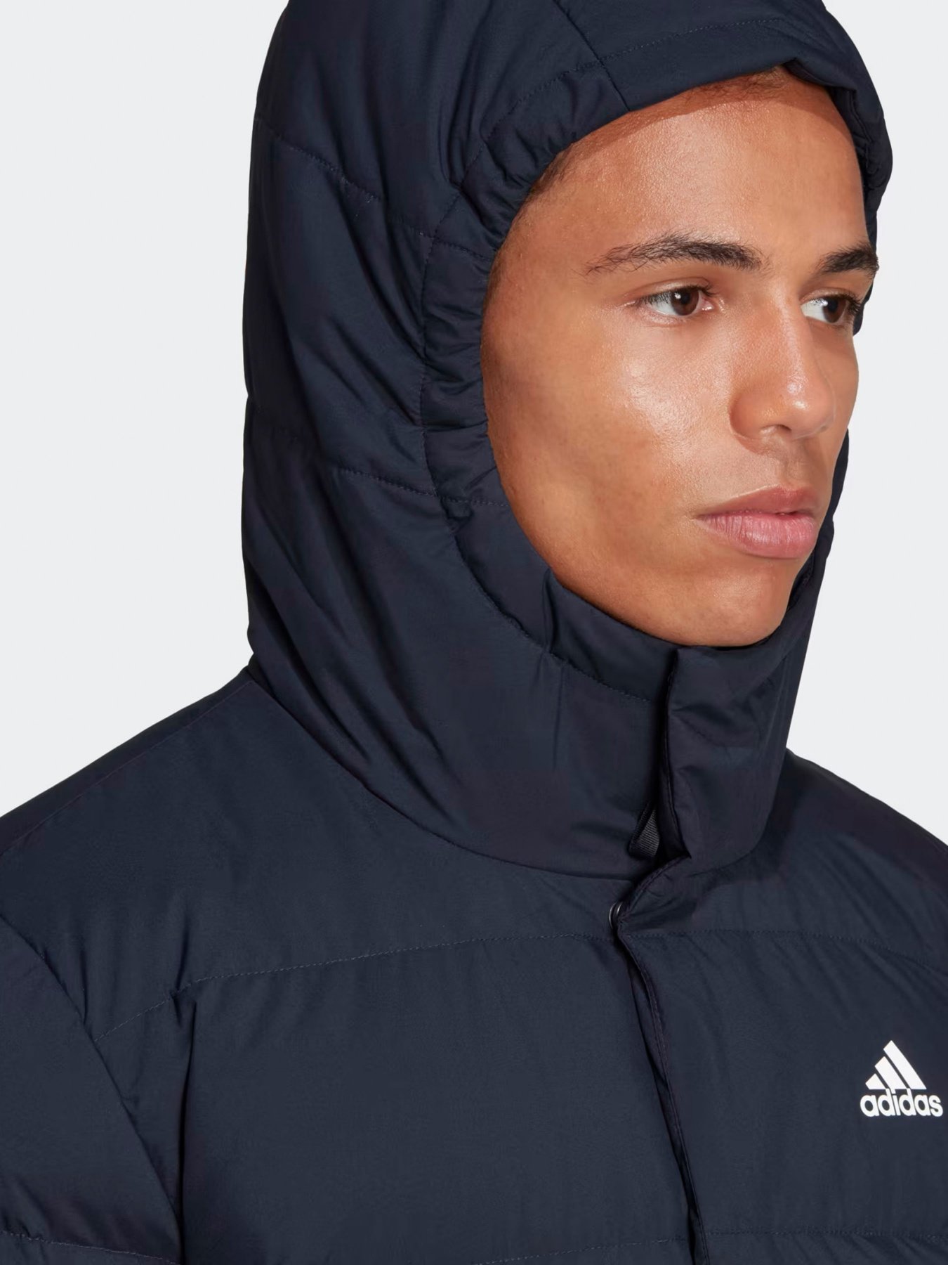 Пуховик Adidas Helionic Hooded Down модель HG8750 Фото