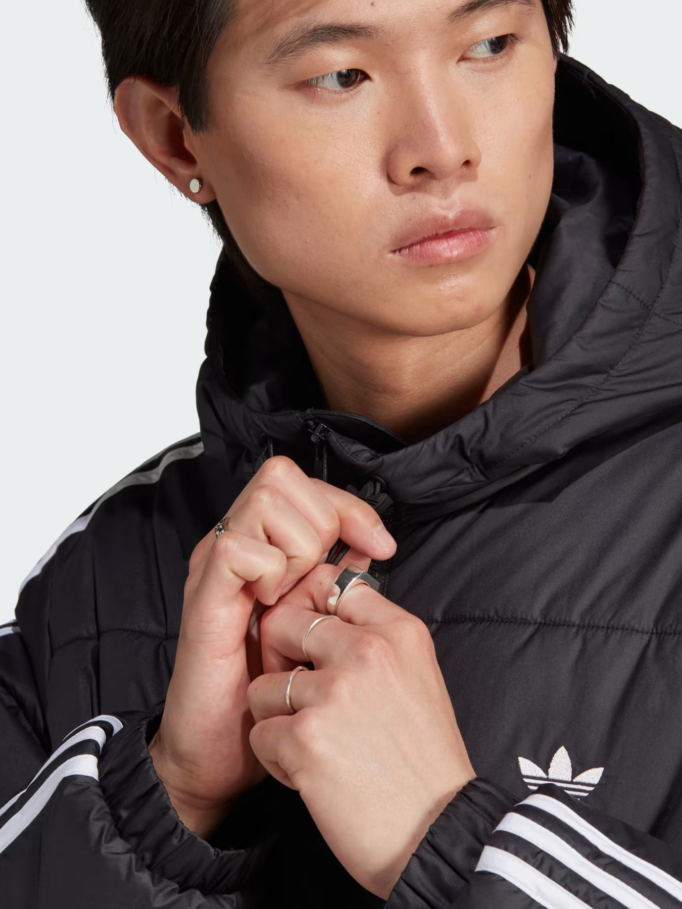 Демісезонна куртка Adidas Adicolor Long модель HZ0684 Фото