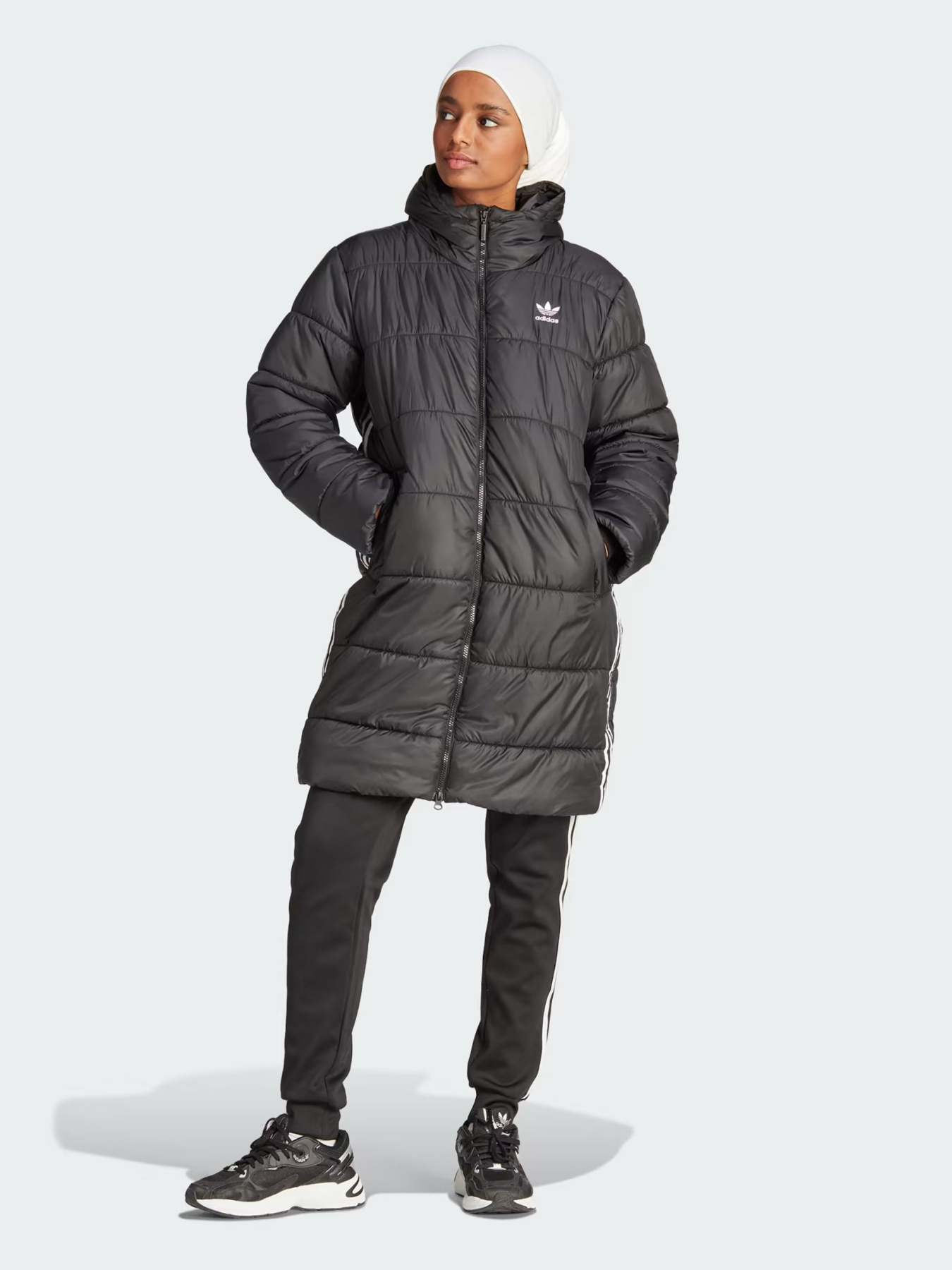 Демісезонна куртка Adidas Adicolor Long модель II8456 Фото