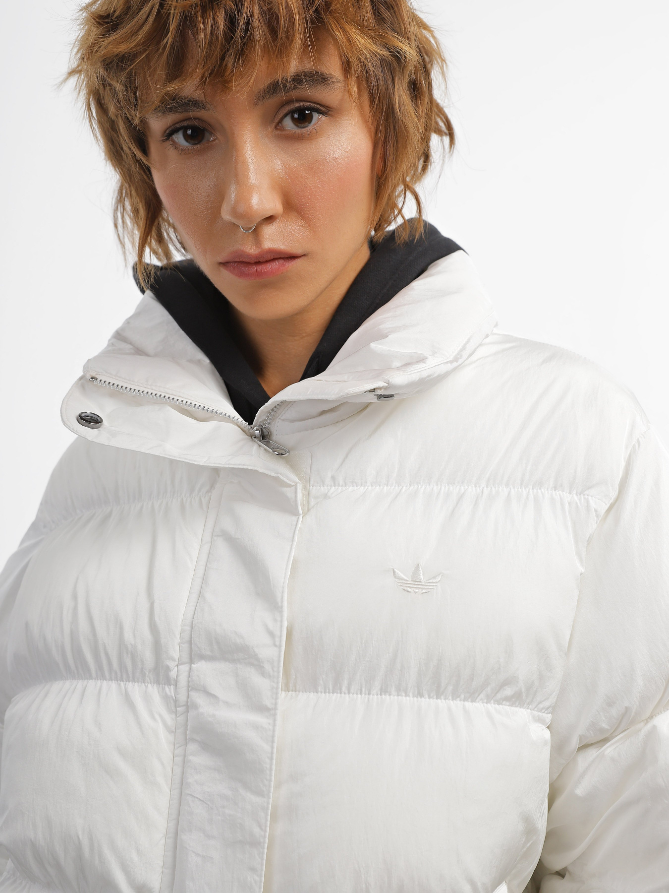 Пуховик Adidas Short Vegan Puffer модель IJ8236 Фото