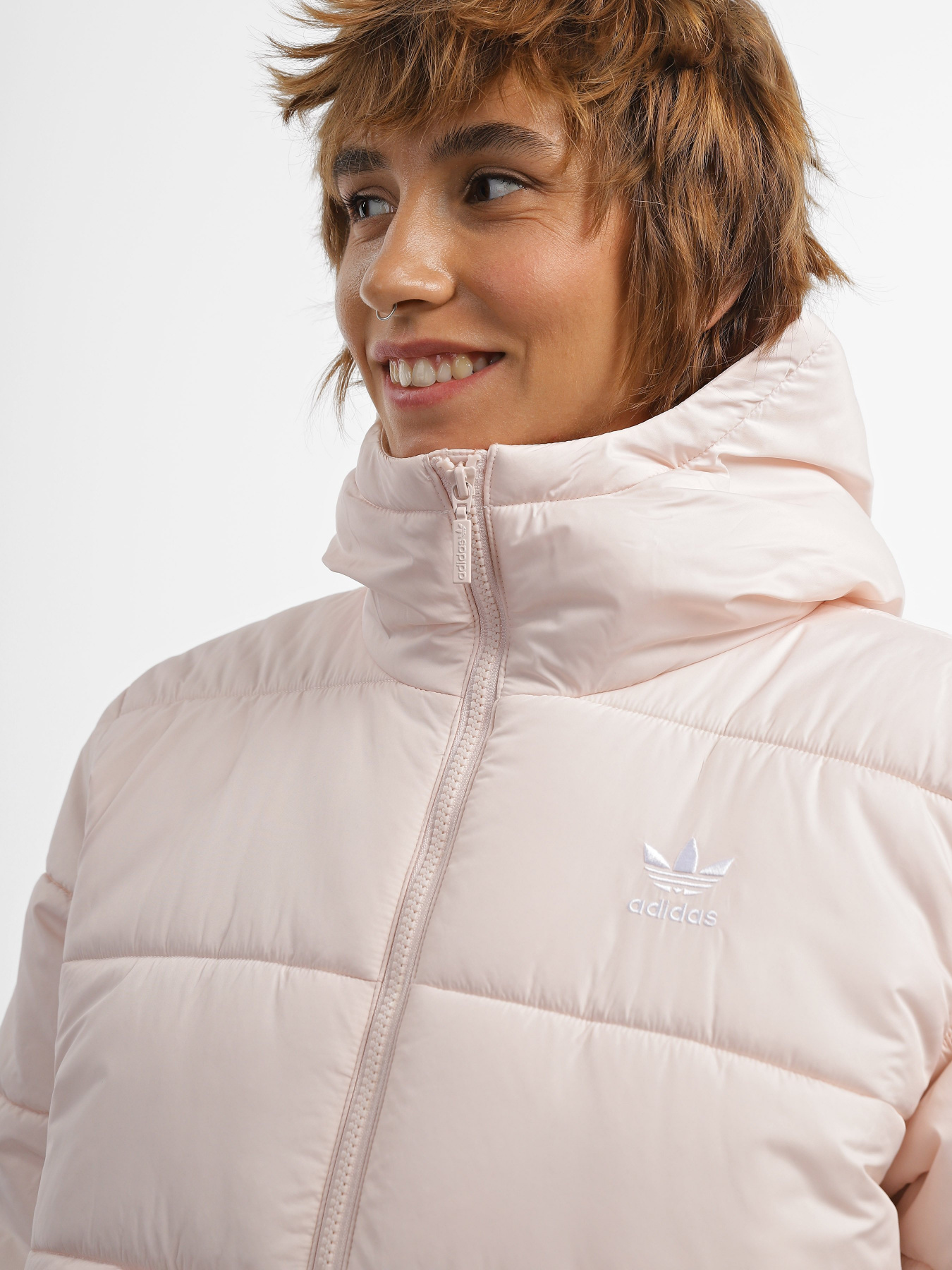 Демисезонная куртка Adidas Adicolor Long Originals модель IK0446 Фото