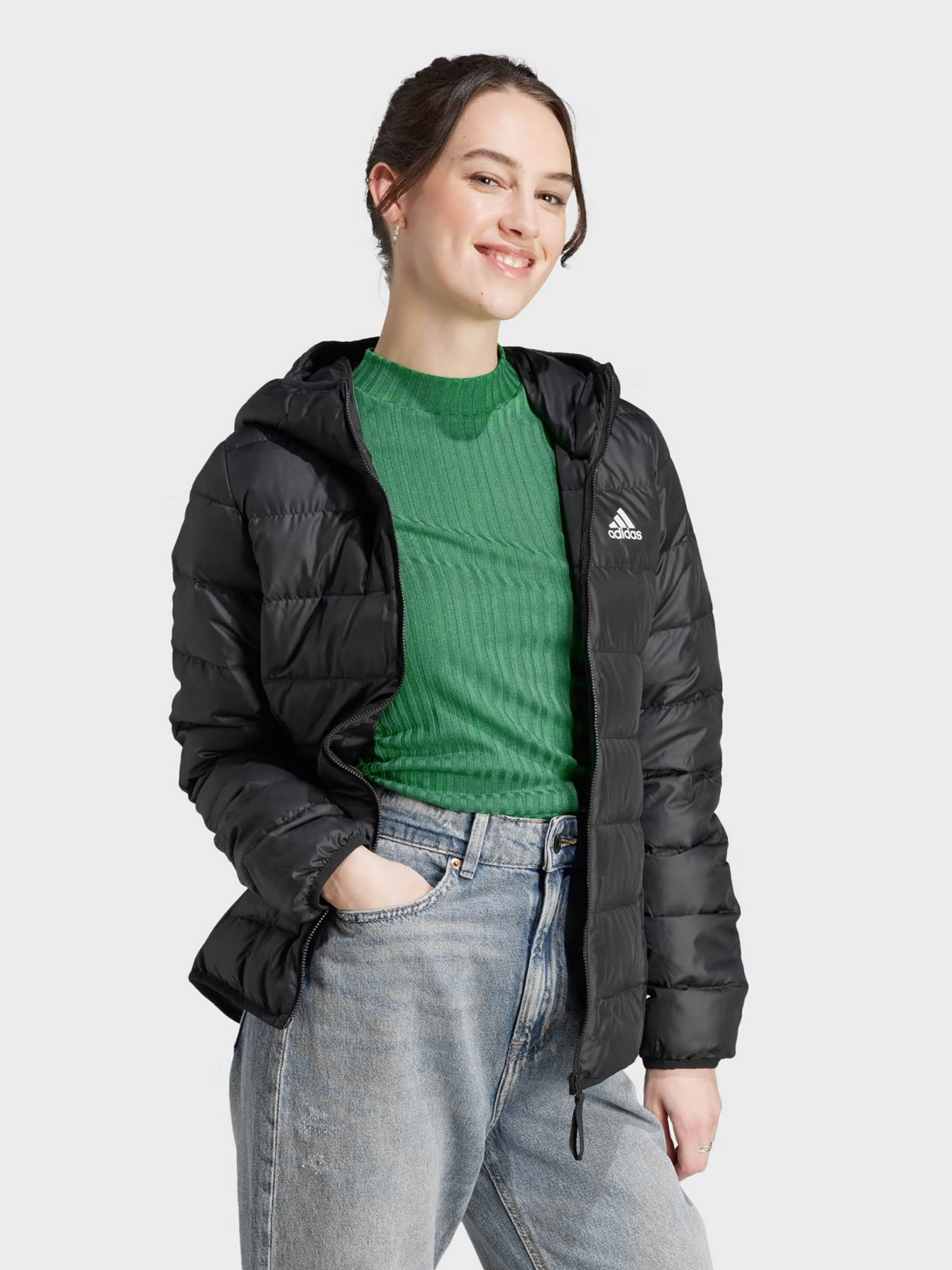 Пуховик Adidas Essentials Light Down модель HZ5724 Фото