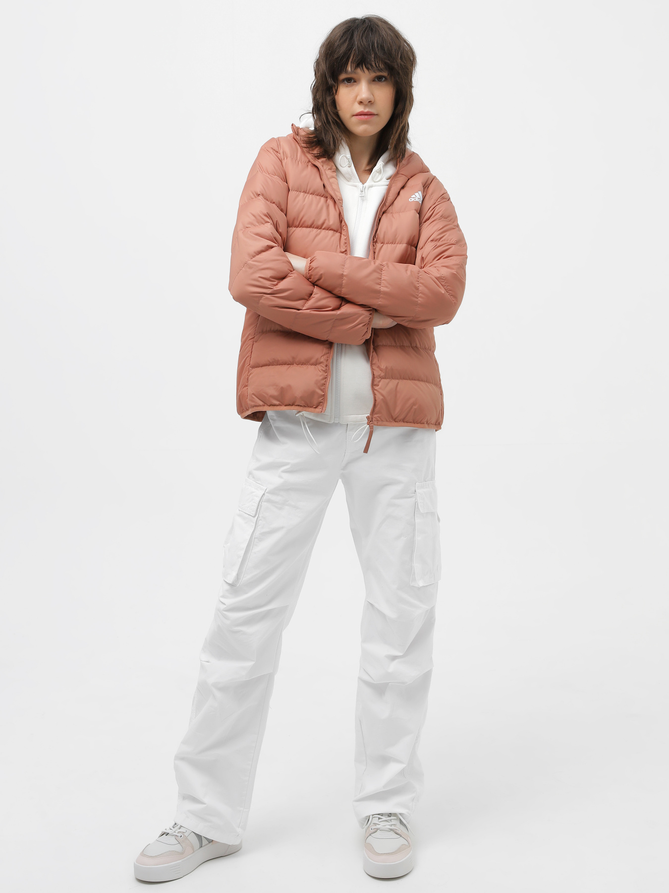 Пуховик Adidas Essentials Light Down модель IK3239 Фото