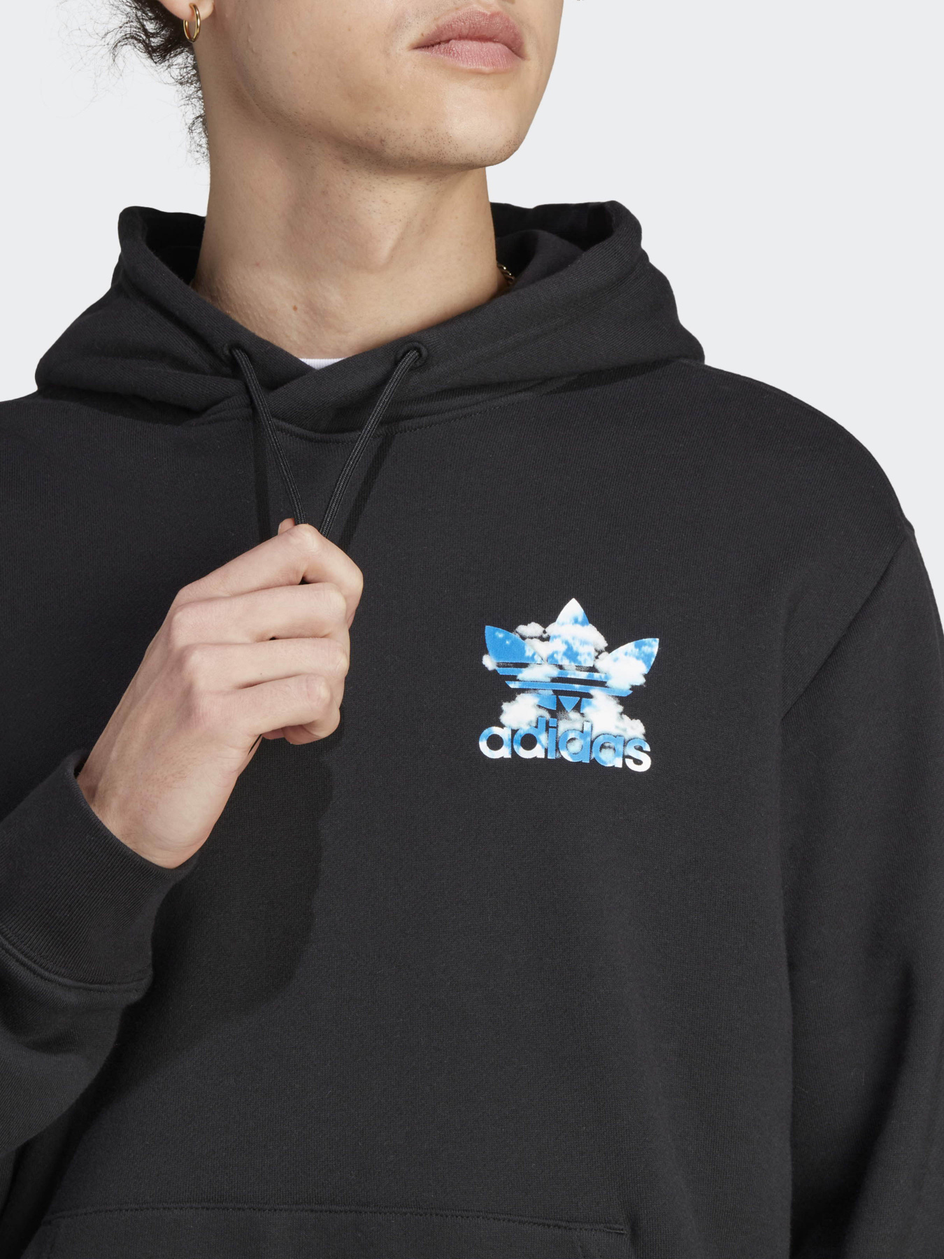 Худи Adidas Graphics Cloudy Trefoil Originals модель II8168 Фото