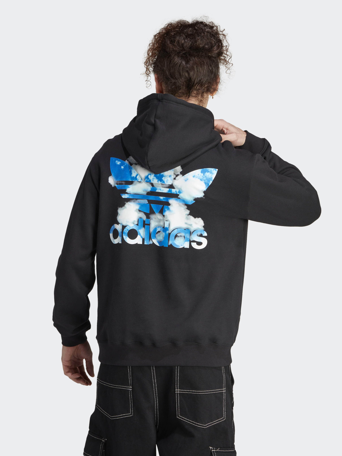 Худи Adidas Graphics Cloudy Trefoil Originals модель II8168 Фото