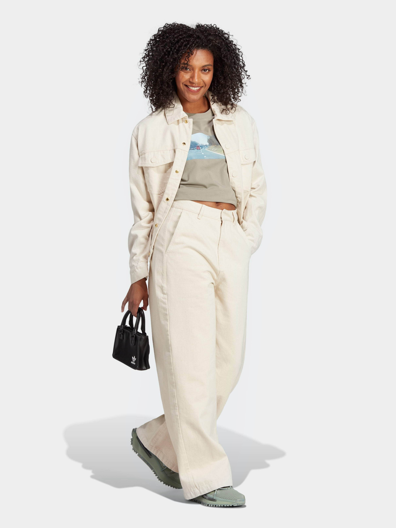 Расклешенные джинсы Adidas Originals X KSENIASCHNAIDER модель IJ6622 Расклешенные джинсы Adidas Originals X KSENIASCHNAIDER модель IJ6622 Фото