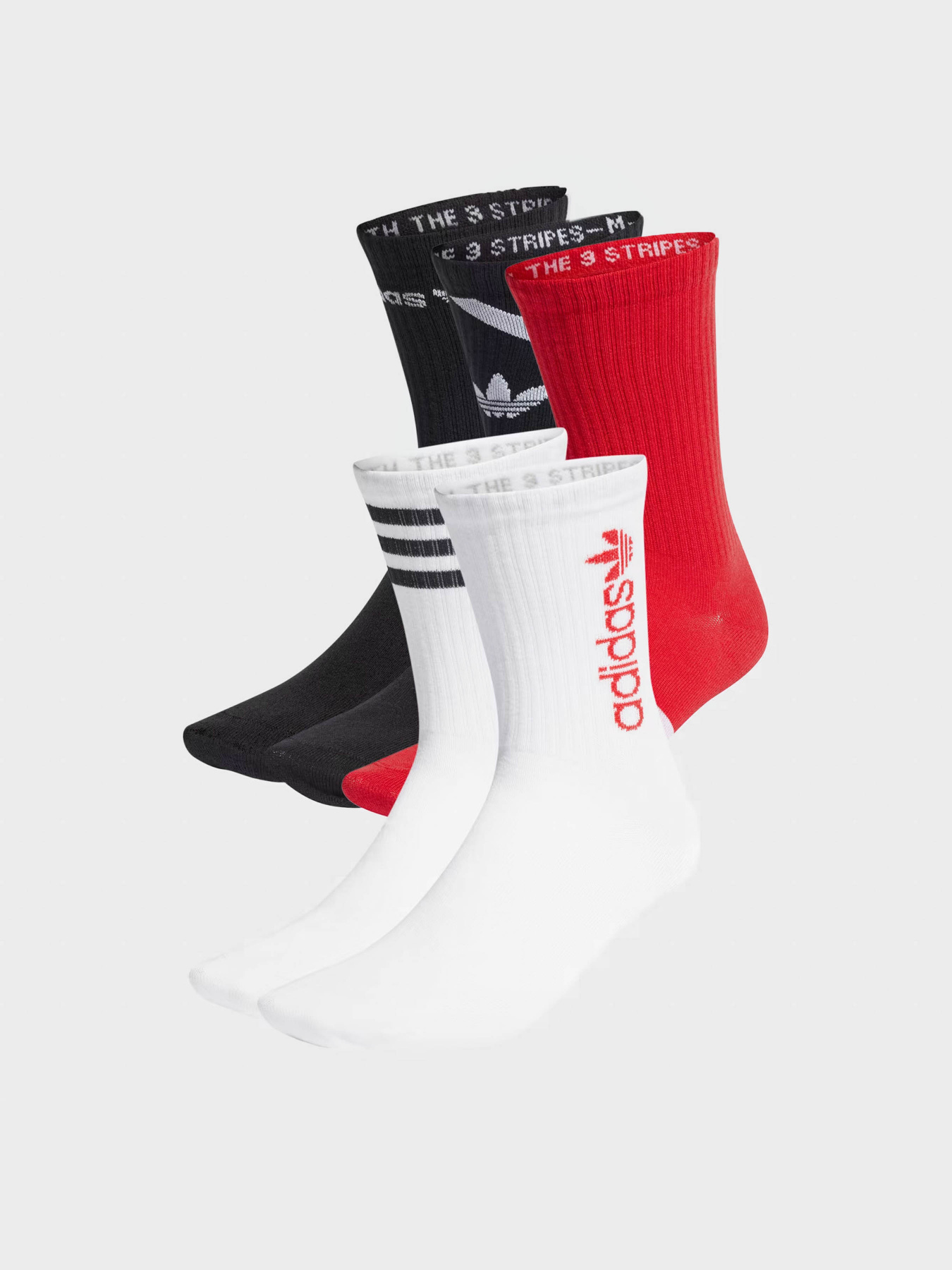 Носки и гольфы Adidas Graphic Crew Socks 5 Pairs модель IL5012 Носки и гольфы Adidas Graphic Crew Socks 5 Pairs модель IL5012 Фото