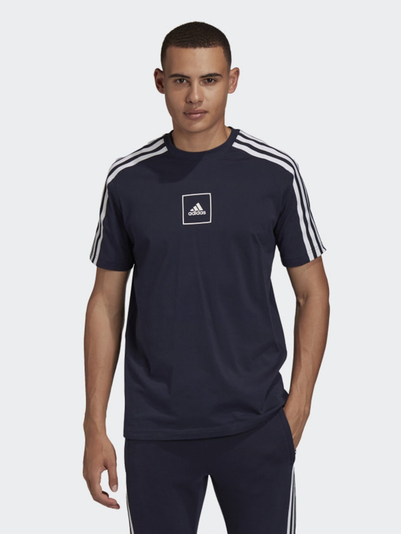 Футболки и поло Adidas 3s Tape модель FS4306 Фото
