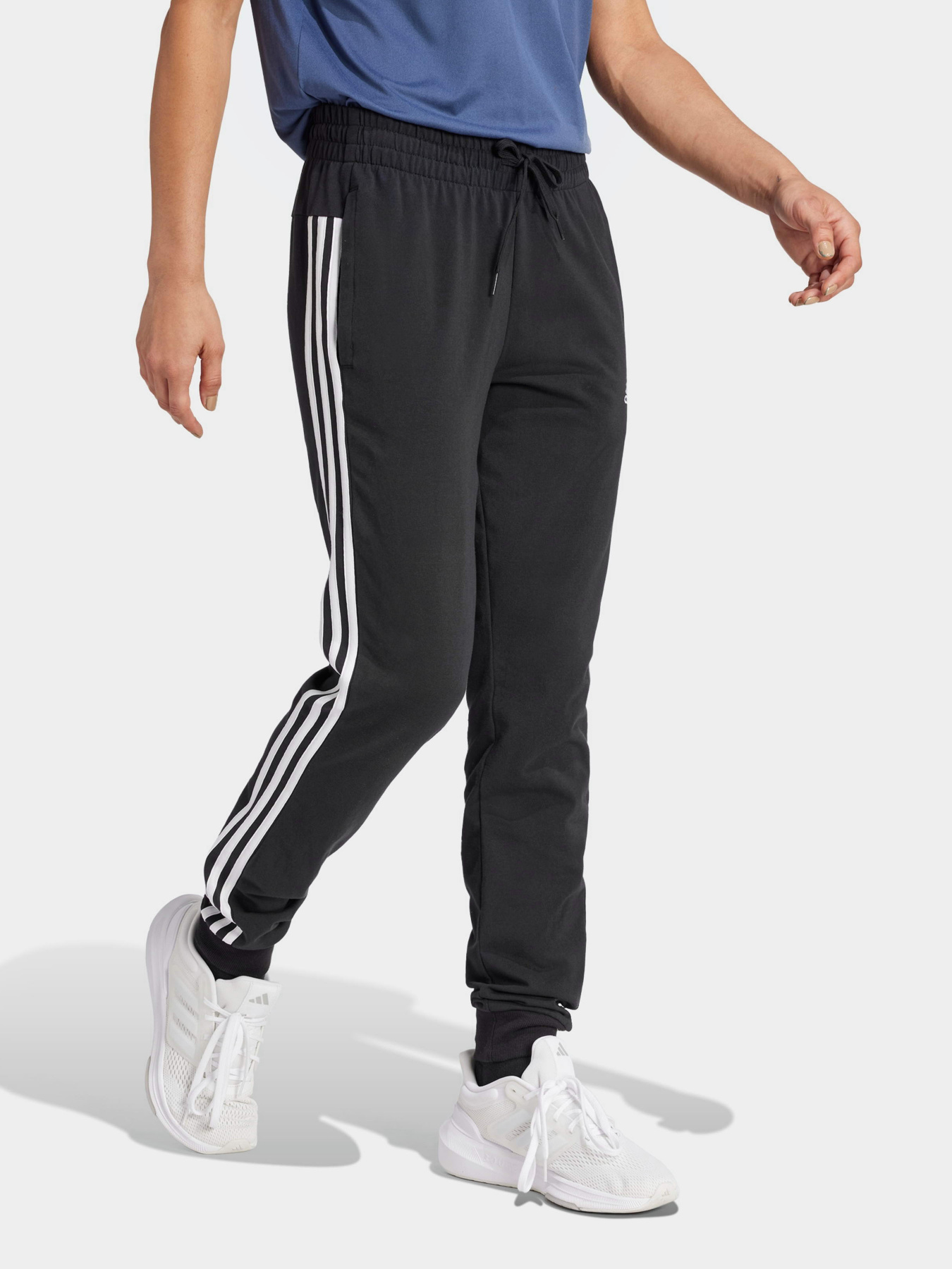Спортивні штани Adidas ESSENTIALS SINGLE JERSEY 3-STR модель GM5542 Фото