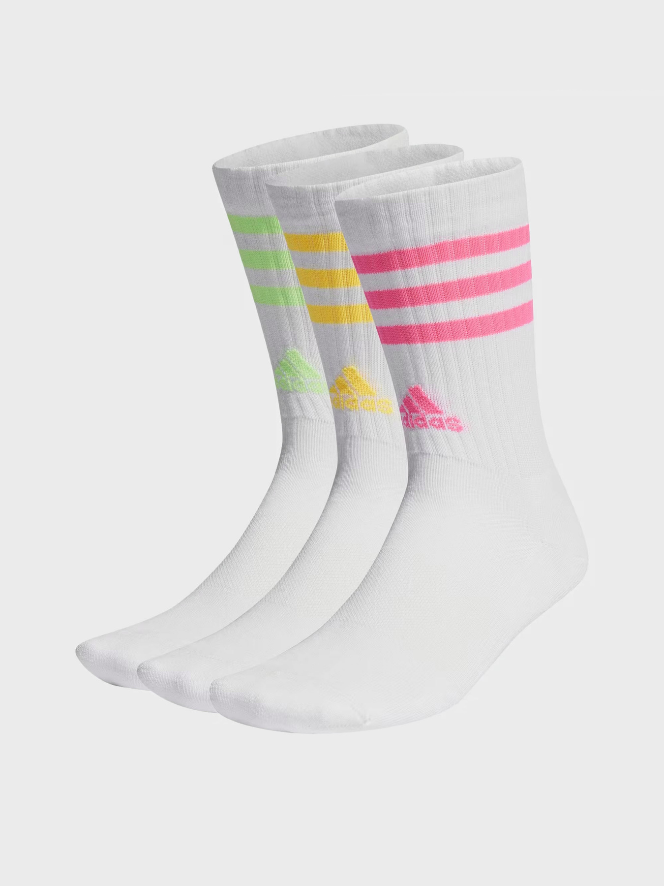 Набор носков Adidas 3-STRIPES CUSHIONED CREW модель IP2638 Фото