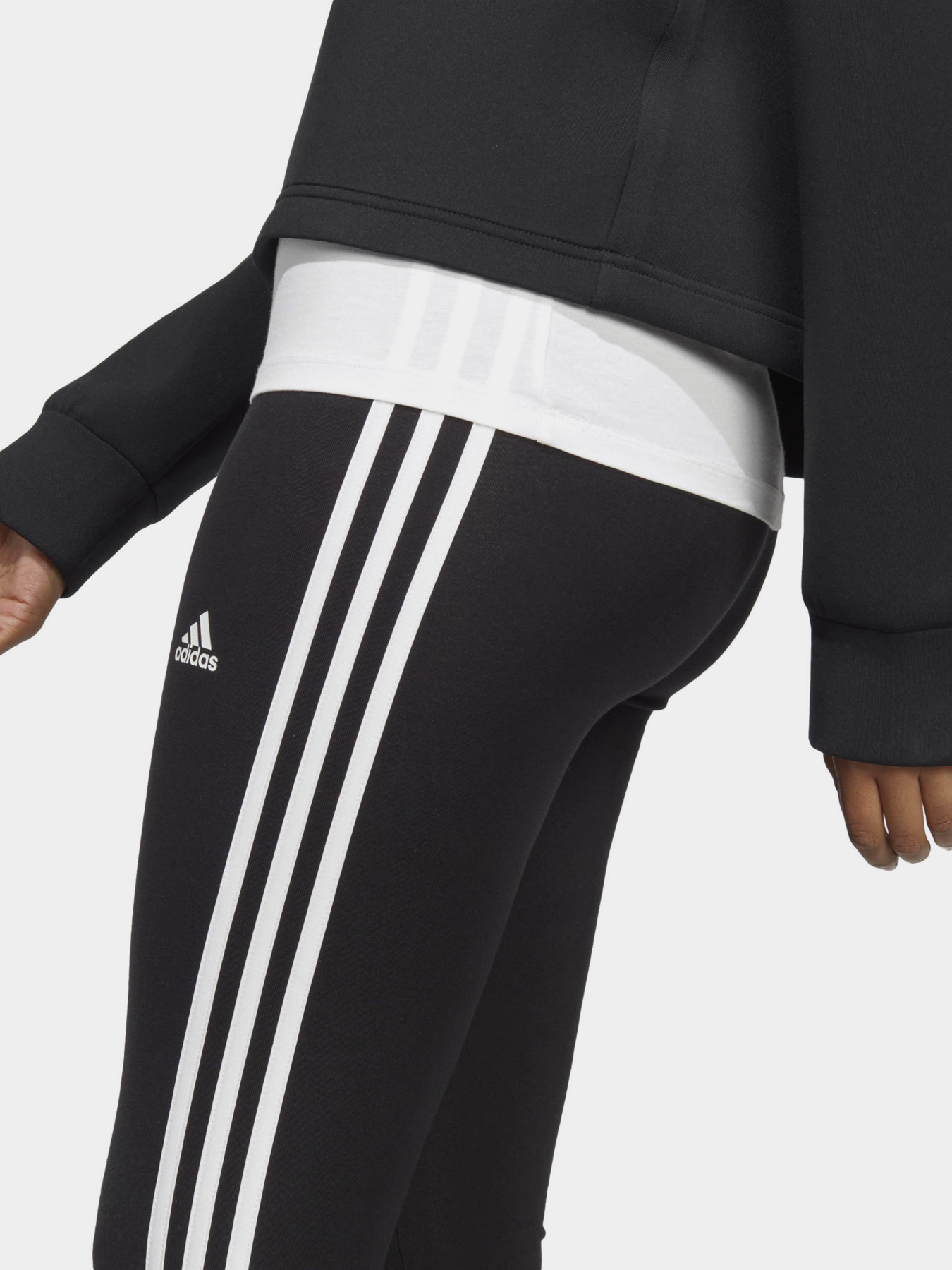 Легінси спортивні Adidas Essentials 3-Stripes High-Waisted Single Jersey модель IC7151 Фото