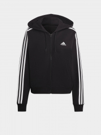 Кофта спортивная Adidas Essentials 3-Stripes French Terry Bomber Full-Zip модель IC8781 Фото