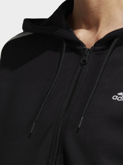 Кофта спортивна adidas Essentials 3-Stripes French Terry Bomber Full-Zip модель IC8781 — фото 4 - INTERTOP