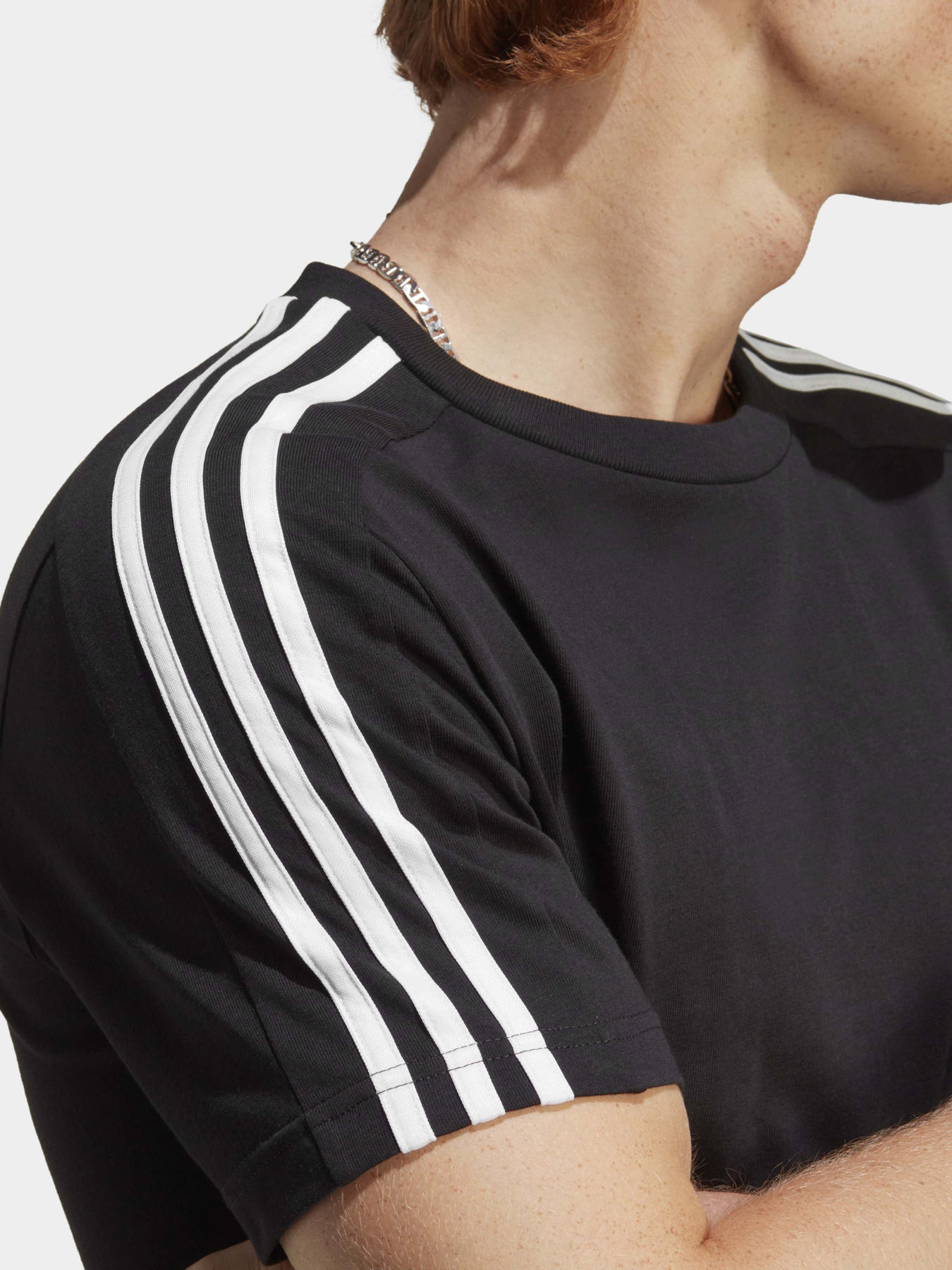 Футболка Adidas ESSENTIALS SINGLE JERSEY 3-STR модель IC9334 Фото