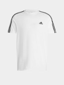 Футболка Adidas Essentials Single Jersey 3-Stripes Sportswear модель IC9336 Фото