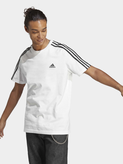 Футболка Adidas ESSENTIALS SINGLE JERSEY 3-STR модель IC9336 Фото