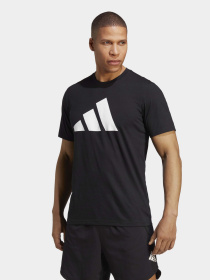 Футболка спортивна Adidas Train Essentials Feelready Logo Performance Модель IB8273 Фото
