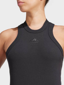 Топ Adidas Lounge Ribbed Crop Tank модель IR8785 Фото