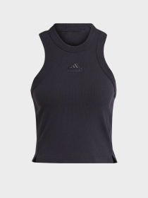 Топ Adidas LOUNGE RIBBED CROP TANK модель IR8785 Топ Adidas LOUNGE RIBBED CROP TANK модель IR8785 Фото