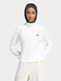 Кофта спортивная Adidas Train Essentials Minimal Branding 1/4-Zip Cover Up Performance модель IN9170 Фото