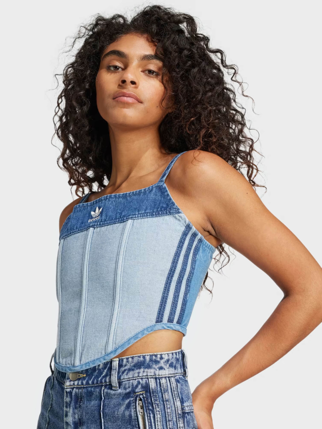 Корсет Adidas х KSENIASCHNAIDER Denim модель IW5671 Фото