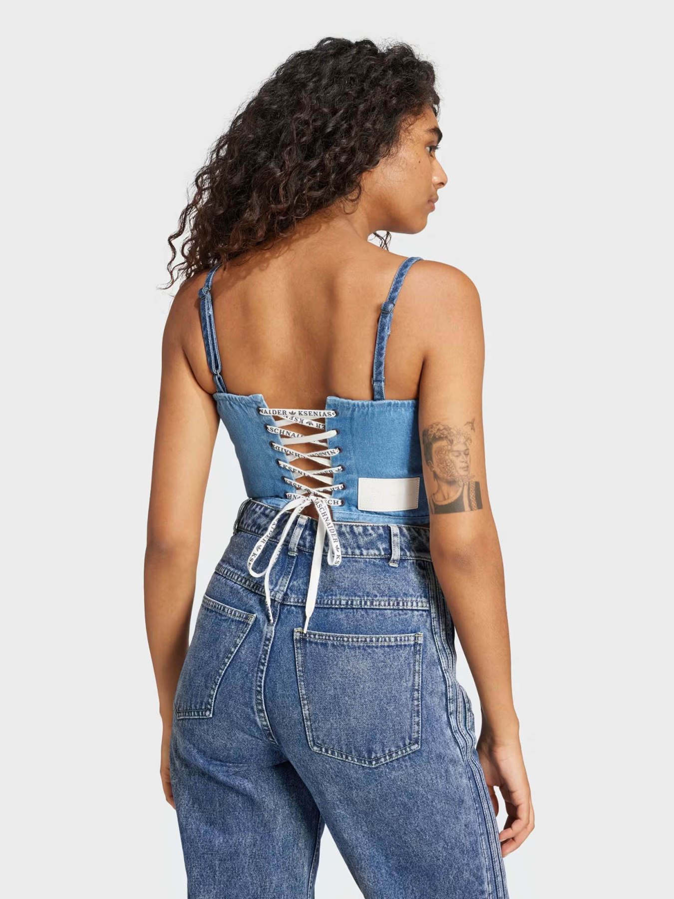 Корсет Adidas Х KSENIASCHNAIDER DENIM модель IW5671 Фото