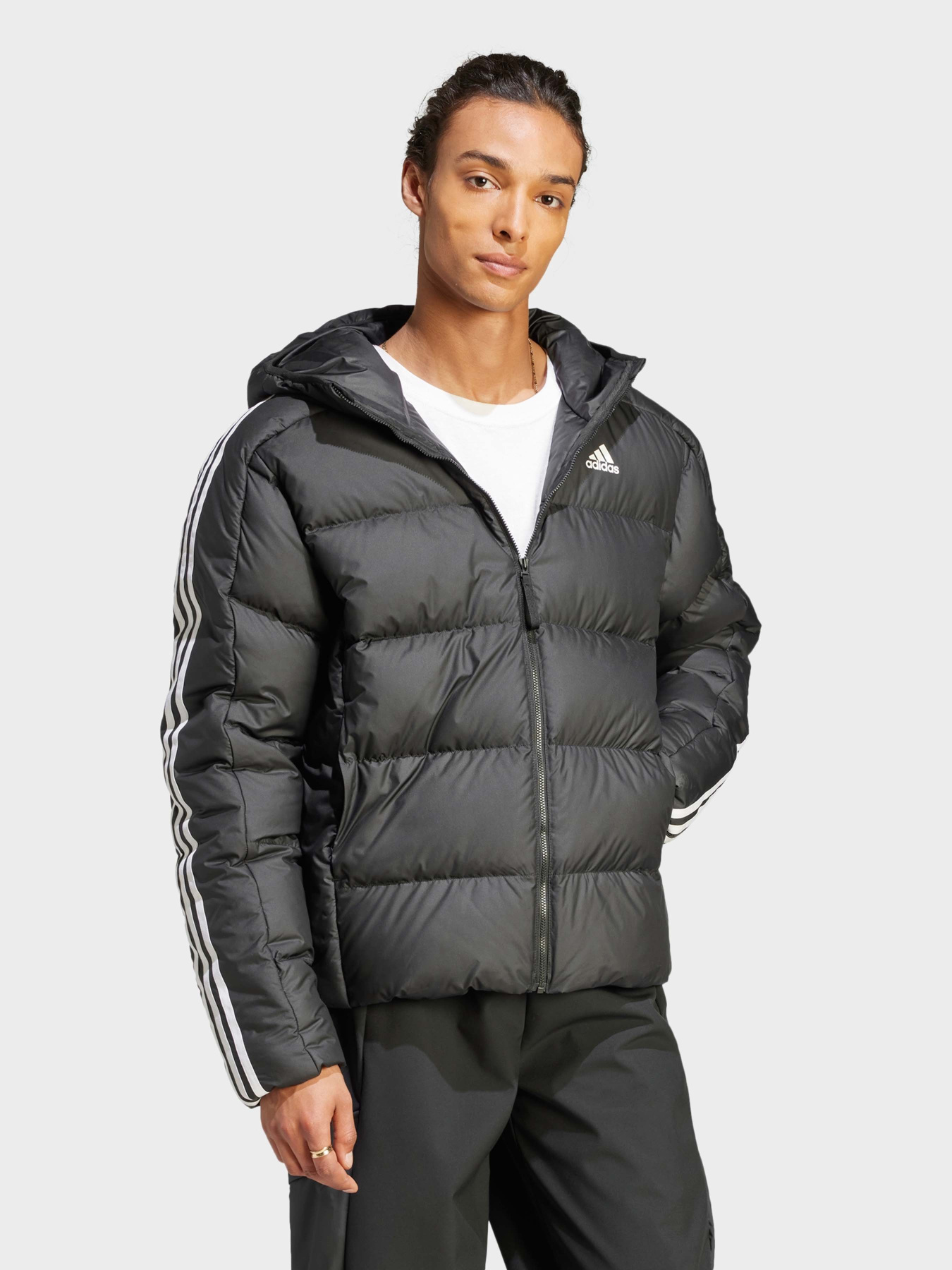 Зимова куртка Adidas ESSENTIALS MIDWEIGHT DOWN HOOD модель HZ4429 Фото