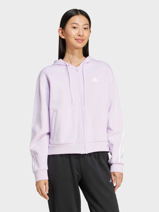 Кофта спортивная Adidas Future Icons 3-Stripes Full Zip Sportswear модель IW5256 Фото