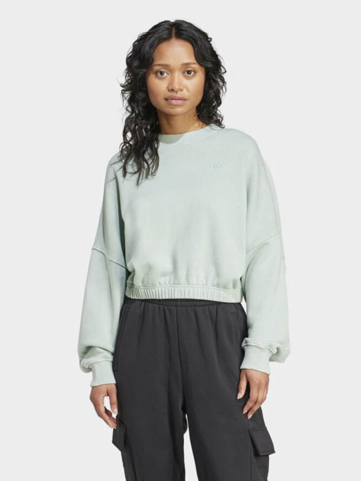 Свитшот Adidas Premium Essentials Washed Oversized модель IY7396 Фото