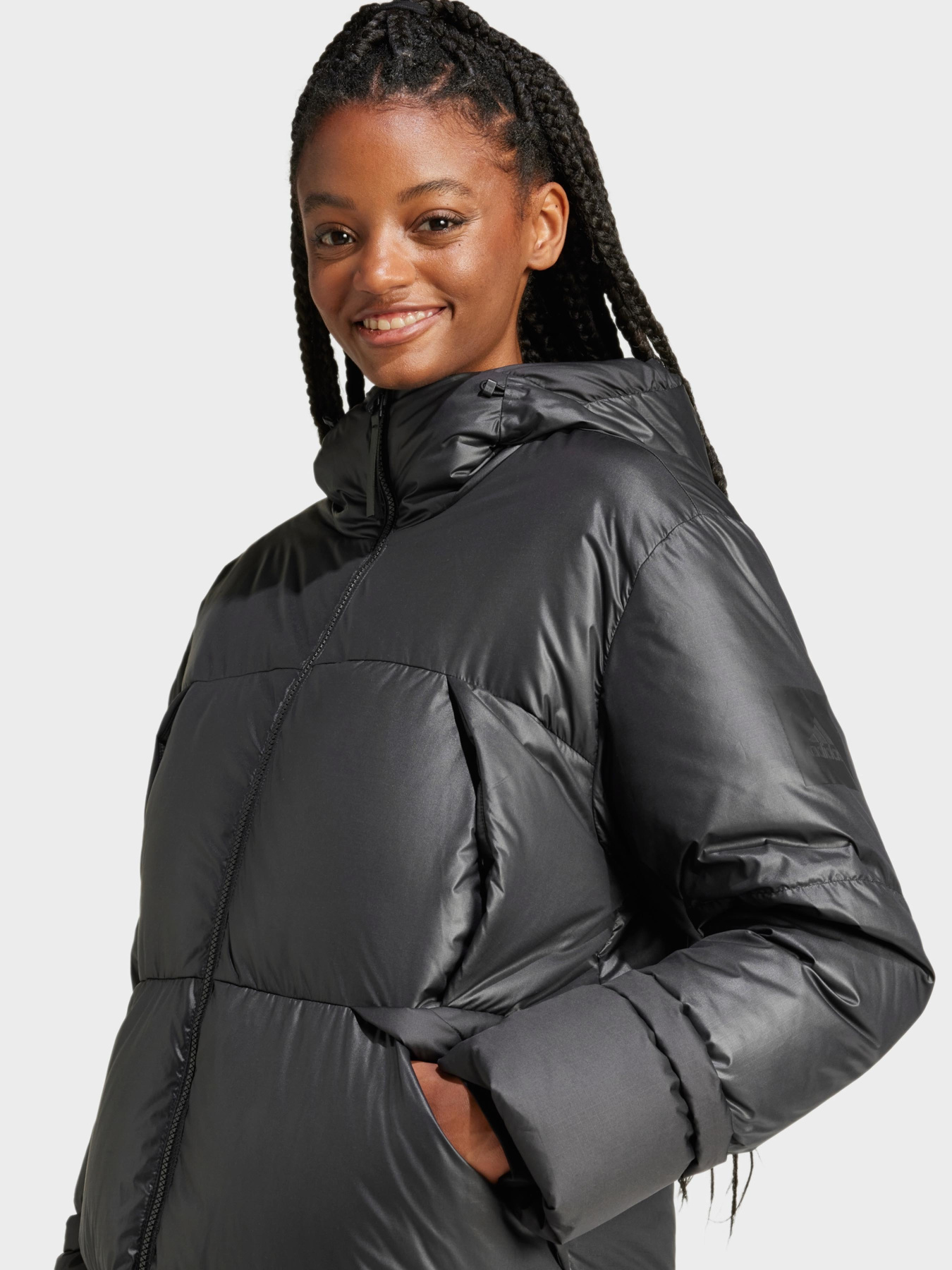 Пуховик Adidas Big Baffle Sportswear модель IV9770 Фото