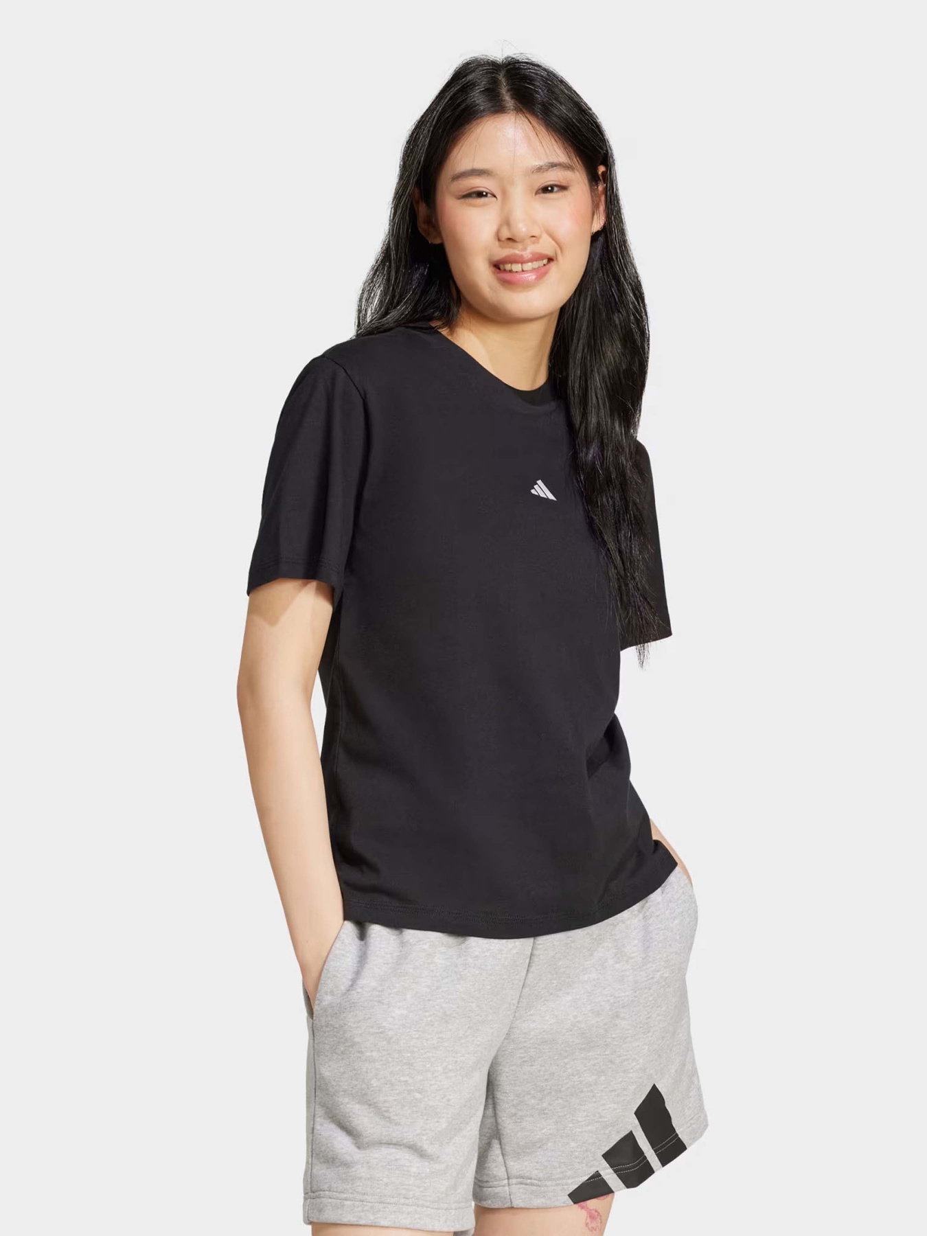 Футболка Adidas ESSENTIALS SMALL LOGO COTTON S модель JC5943 Фото