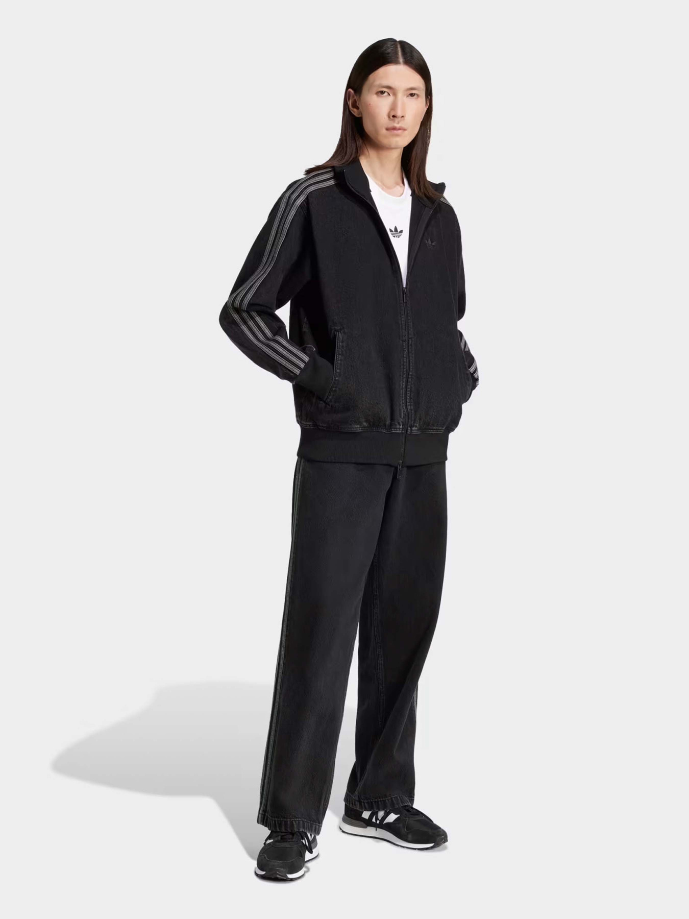 Спортивна кофта Adidas ADICOLOR DENIM FIREBIRD TRACK модель JC6717 Фото