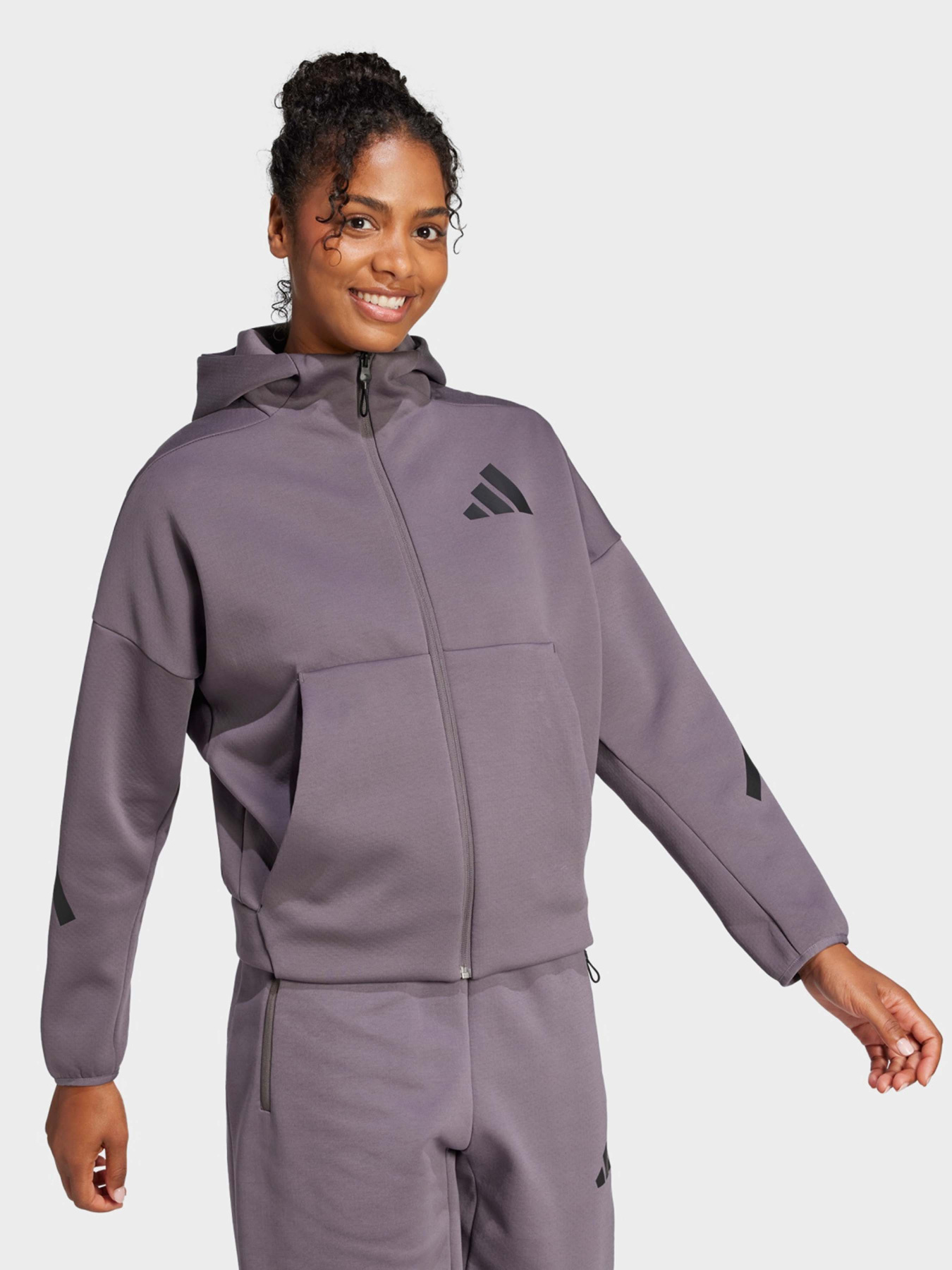Кофта спортивная Adidas Z.N.E. Full-Zip Sportswear модель JD5985 Фото