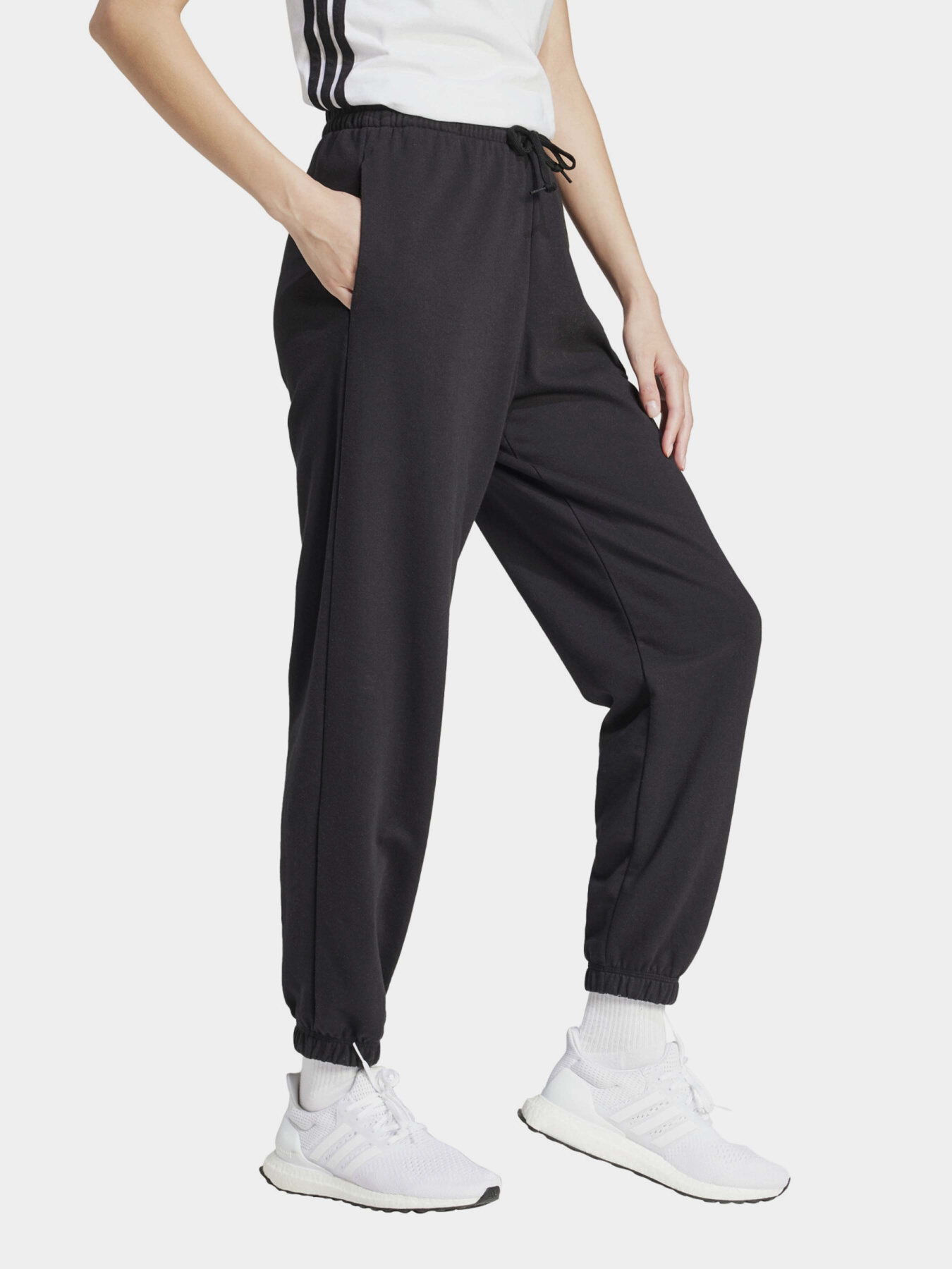 Спортивні штани Adidas ESSENTIALS SMALL LOGO FRENCH T модель JD7999 Фото