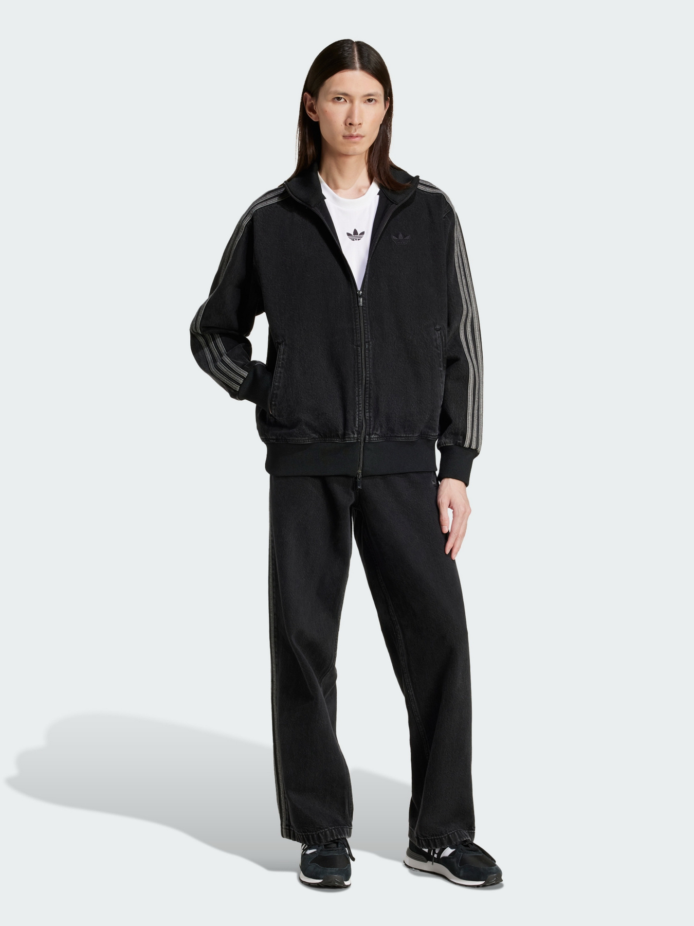 Повсякденні штани Adidas ADICOLOR DENIM FIREBIRD модель JC6718 Фото