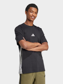 Футболка Adidas Essentials 3-Stripes Single Jersey Tee модель JD1906 Фото