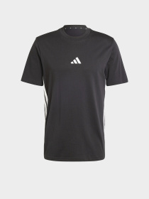 Футболка Adidas Essentials 3-Stripes Single Jersey Tee модель JD1906 Фото