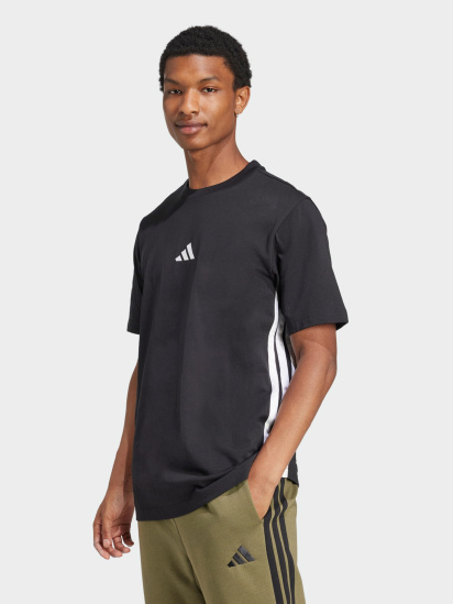 Футболка adidas Essentials 3-Stripes Single Jersey Tee модель JD1906 - фото