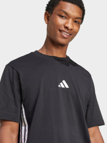 Футболка Adidas ESSENTIALS 3-STRIPES SINGLE JE модель JD1906 Футболка Adidas ESSENTIALS 3-STRIPES SINGLE JE модель JD1906 Фото