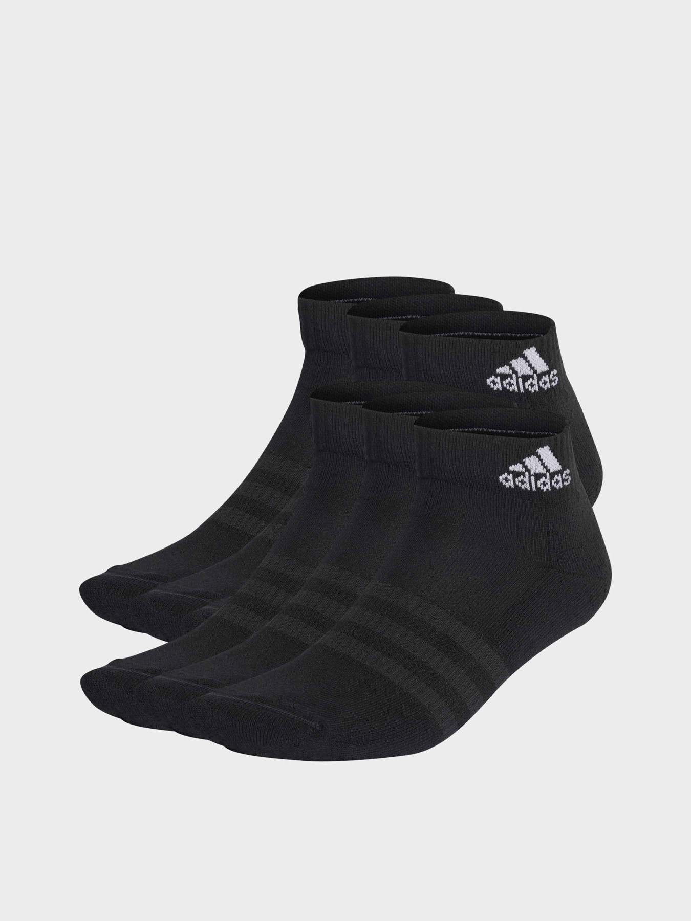 Набор носков Adidas Cushioned Sportswear Ankle 6p модель IC1291 Фото