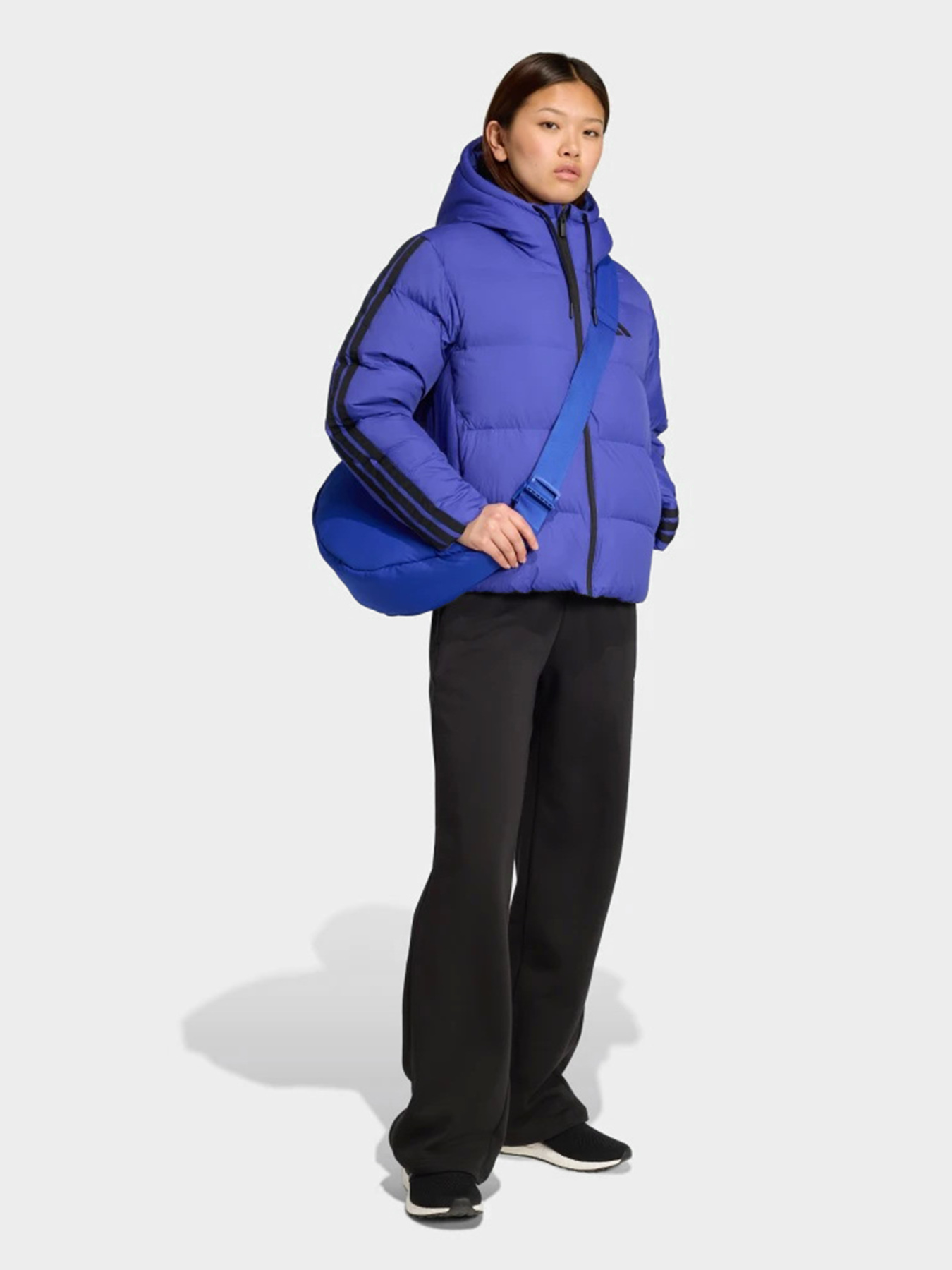 Пуховик Adidas ESSENTIALS CLIMAWARM 3-STRIPES модель JW9109 Фото